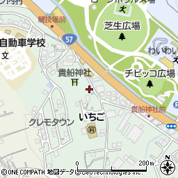 長崎県諫早市栗面町296周辺の地図