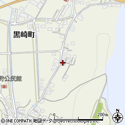長崎県諫早市黒崎町1356周辺の地図