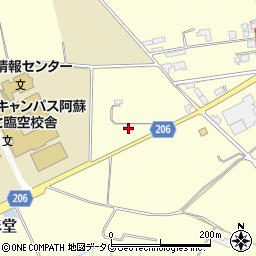 熊本県上益城郡益城町杉堂938-36周辺の地図