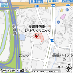 長崎呼吸器リハビリクリニック周辺の地図