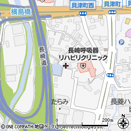 長崎呼吸器リハビリクリニック周辺の地図