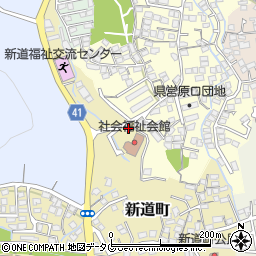 長崎県諫早市新道町947周辺の地図