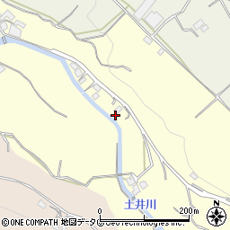 長崎県雲仙市吾妻町田之平名486周辺の地図