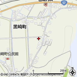 長崎県諫早市黒崎町278周辺の地図