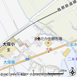 長崎県雲仙市吾妻町永中名29周辺の地図