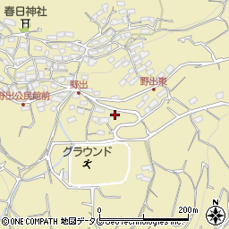 熊本県熊本市西区河内町野出1003周辺の地図
