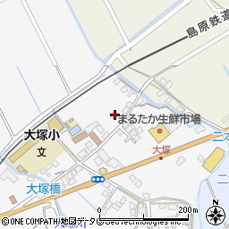 長崎県雲仙市吾妻町永中名46周辺の地図