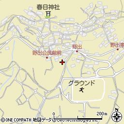 熊本県熊本市西区河内町野出963周辺の地図