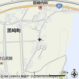 長崎県諫早市黒崎町1357周辺の地図
