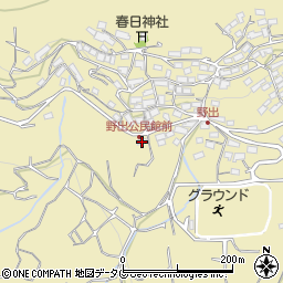 熊本県熊本市西区河内町野出848-1周辺の地図