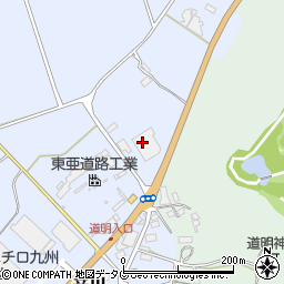 株式会社ファミリー八興菊陽東部営業所建設機械輸送課周辺の地図