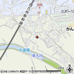 長崎県諫早市平山町136-2周辺の地図