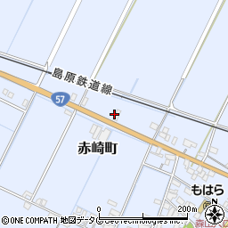平尾商事赤崎給油所周辺の地図