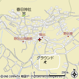 熊本県熊本市西区河内町野出997周辺の地図