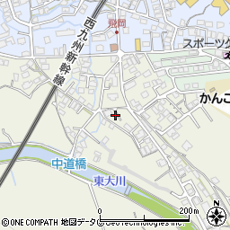 長崎県諫早市平山町132-2周辺の地図