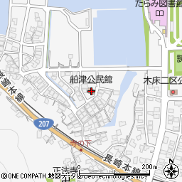 船津公民館周辺の地図