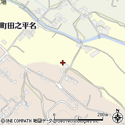 長崎県雲仙市吾妻町田之平名295周辺の地図