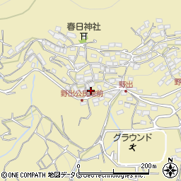 熊本市立　河内グラウンド周辺の地図