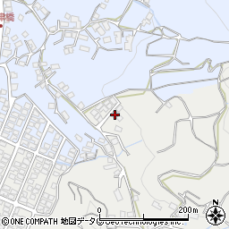 長崎県西彼杵郡長与町嬉里郷1255-8周辺の地図