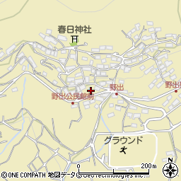 熊本県熊本市西区河内町野出958周辺の地図