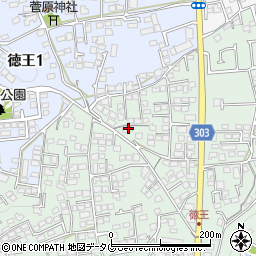 熊本県熊本市北区池田3丁目4-4周辺の地図