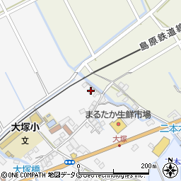 長崎県雲仙市吾妻町永中名38周辺の地図