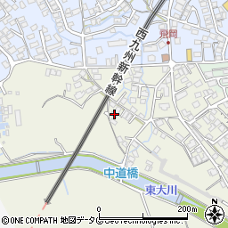 長崎県諫早市平山町67周辺の地図