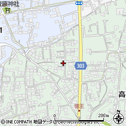 熊本県熊本市北区池田3丁目4-60周辺の地図