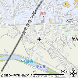 長崎県諫早市平山町121周辺の地図