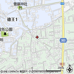 熊本県熊本市北区池田3丁目4-9周辺の地図