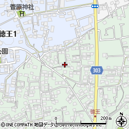 熊本県熊本市北区池田3丁目4-32周辺の地図