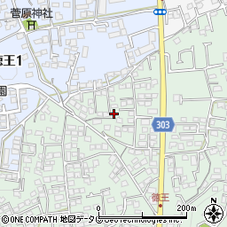 熊本県熊本市北区池田3丁目4-33周辺の地図