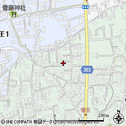 熊本県熊本市北区池田3丁目4-56周辺の地図