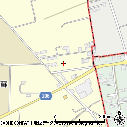 熊本県上益城郡益城町杉堂938-4周辺の地図