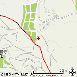 熊本県熊本市北区釜尾町1103周辺の地図