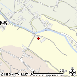 長崎県雲仙市吾妻町田之平名301周辺の地図