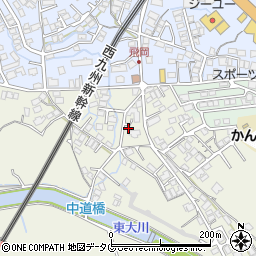 長崎県諫早市平山町125周辺の地図