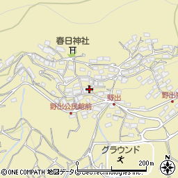 熊本県熊本市西区河内町野出949周辺の地図