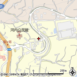 熊本市農業協同組合　河内営農資材センター周辺の地図