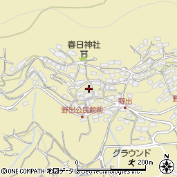 熊本県熊本市西区河内町野出856周辺の地図