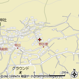 熊本県熊本市西区河内町野出1070周辺の地図