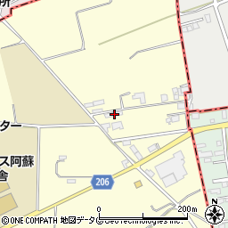 熊本県上益城郡益城町杉堂901-12周辺の地図