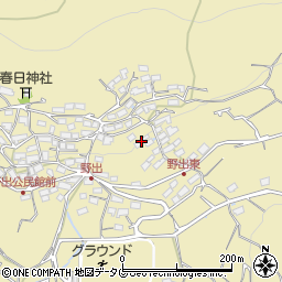 熊本県熊本市西区河内町野出934周辺の地図