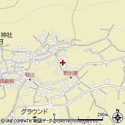 熊本県熊本市西区河内町野出929周辺の地図