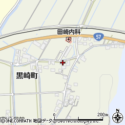 長崎県諫早市黒崎町168-2周辺の地図