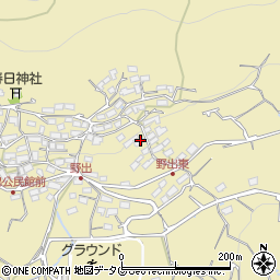 熊本県熊本市西区河内町野出932周辺の地図