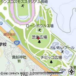長崎県立総合運動公園周辺の地図