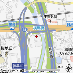株式会社長崎木材市場周辺の地図