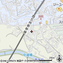 長崎県諫早市平山町115-8周辺の地図