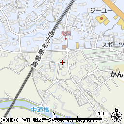長崎県諫早市平山町123周辺の地図